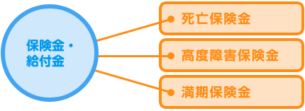 変額保険_保険金・給付金種類