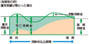 変額保険_有期型（下回る）