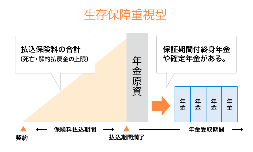 生存保障重視型年金