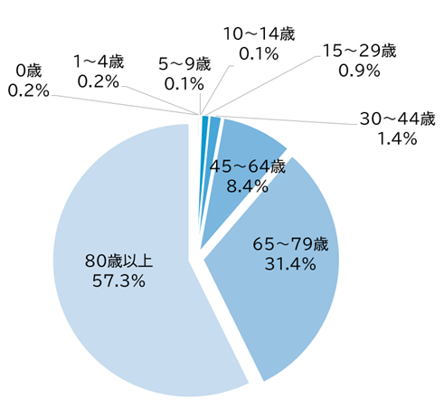 図表_家庭内事故死の年齢別割合2024