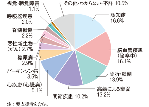 介護になった原因2022