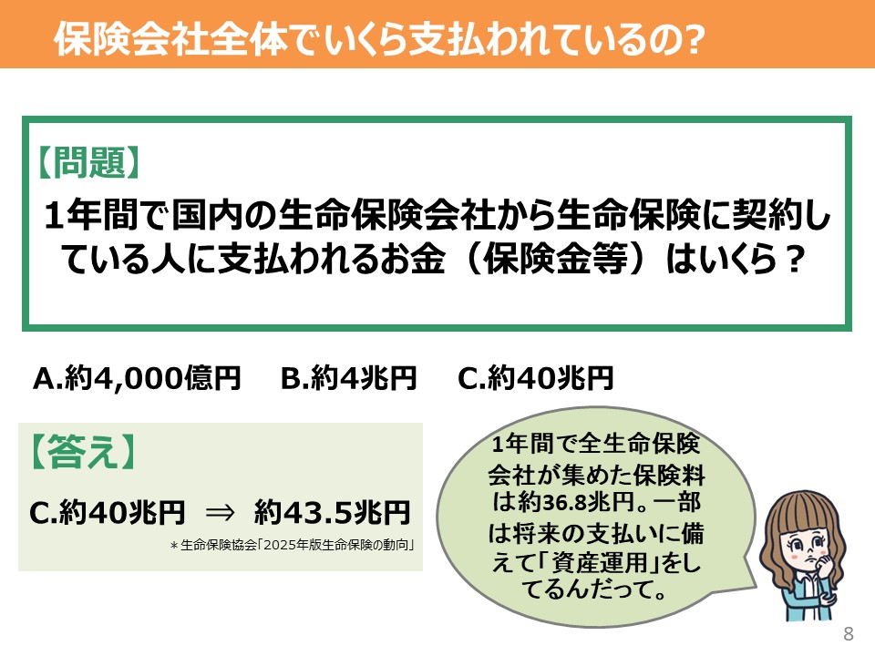 「生命保険」スライド8